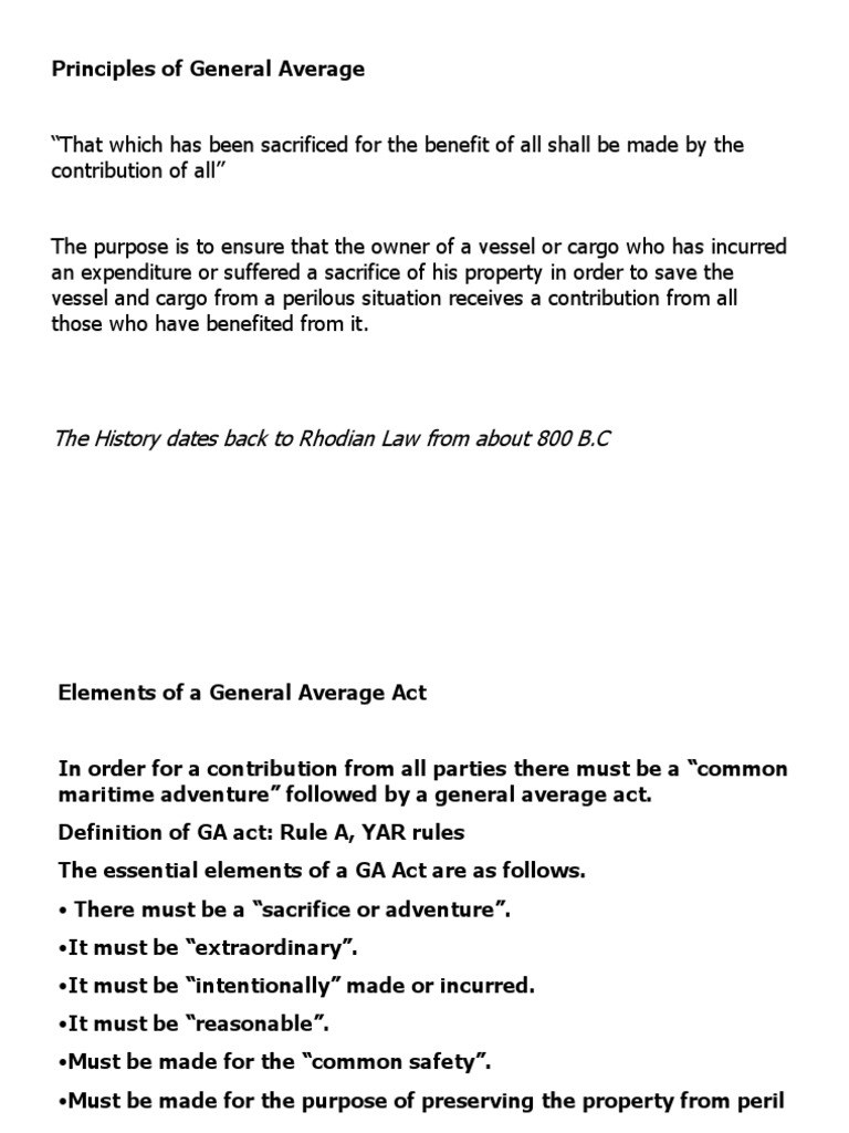 York Antwerp Rules PDF Marine Salvage Watercraft