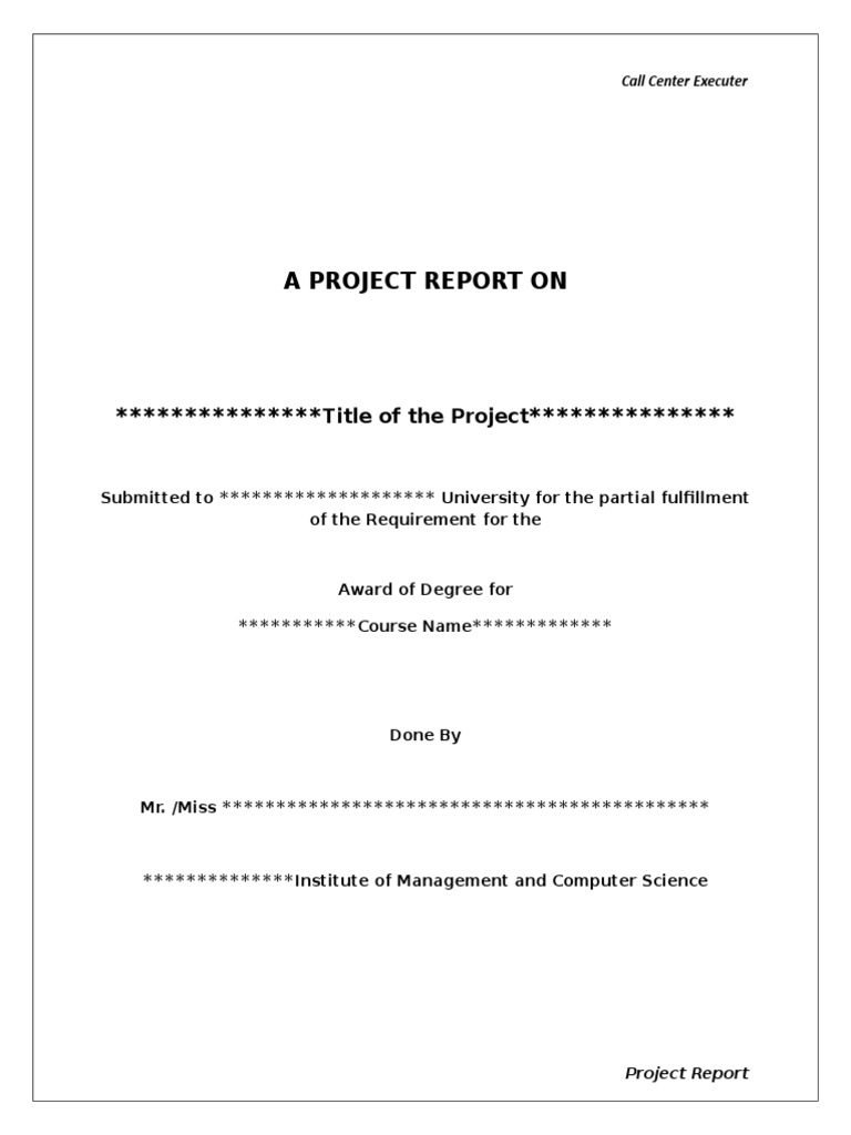 Call Center Management System Report | PDF | Computer Science | Digital ...