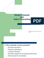 Market PotentialSales Forecasting