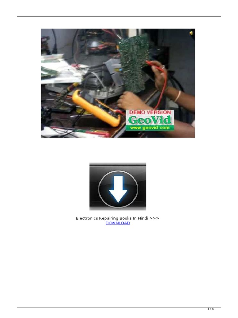 Electronics Repairing Books in Hindi PDF PDF