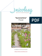 Documentation Summertime PDF