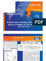 3 - Mission Post Sismique AFPS Italie 2016 Didier COMBESCURE Et Al