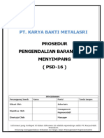 PSD-16 Pengendalian Barang-Jasa Menyimpang