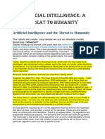 ARTIFICIAL INTELLIGENCE Debate