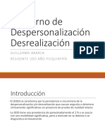 Presentacion Trastorno de Despersonalización-Desrealizacion