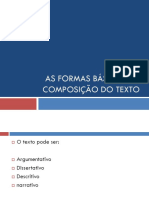 As Formas Básicas de Composição Do Texto PDF