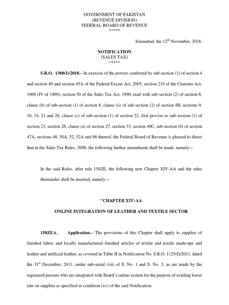 FBR Pakistan PDF Point Of Sale Invoice