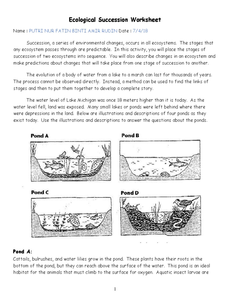 Population Ecology Answer Key Pond Lake