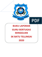 COVER PAGE BUKU LAPORAN GURU BERTUGAS