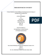 Project Report On GLASS FIBER REINFORCED CONCRETE