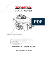 Carte - Tehnica - Motor - Honda - GCV 135 - 160