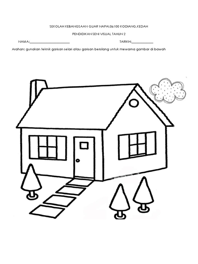 Lembaran Menggambar Rumah Saya Pdf
