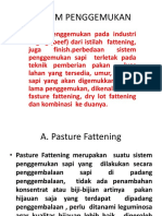 Sistem Penggemukan