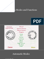 Camera Shooting Modes Guide - Auto, Portrait, Sports & More