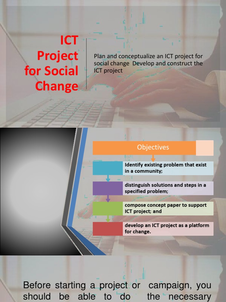 ICT Projects for Social Change Guide | PDF | Educational Technology ...
