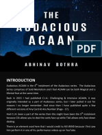 The Audacious ACAAN by Abhinav Bothra PDF