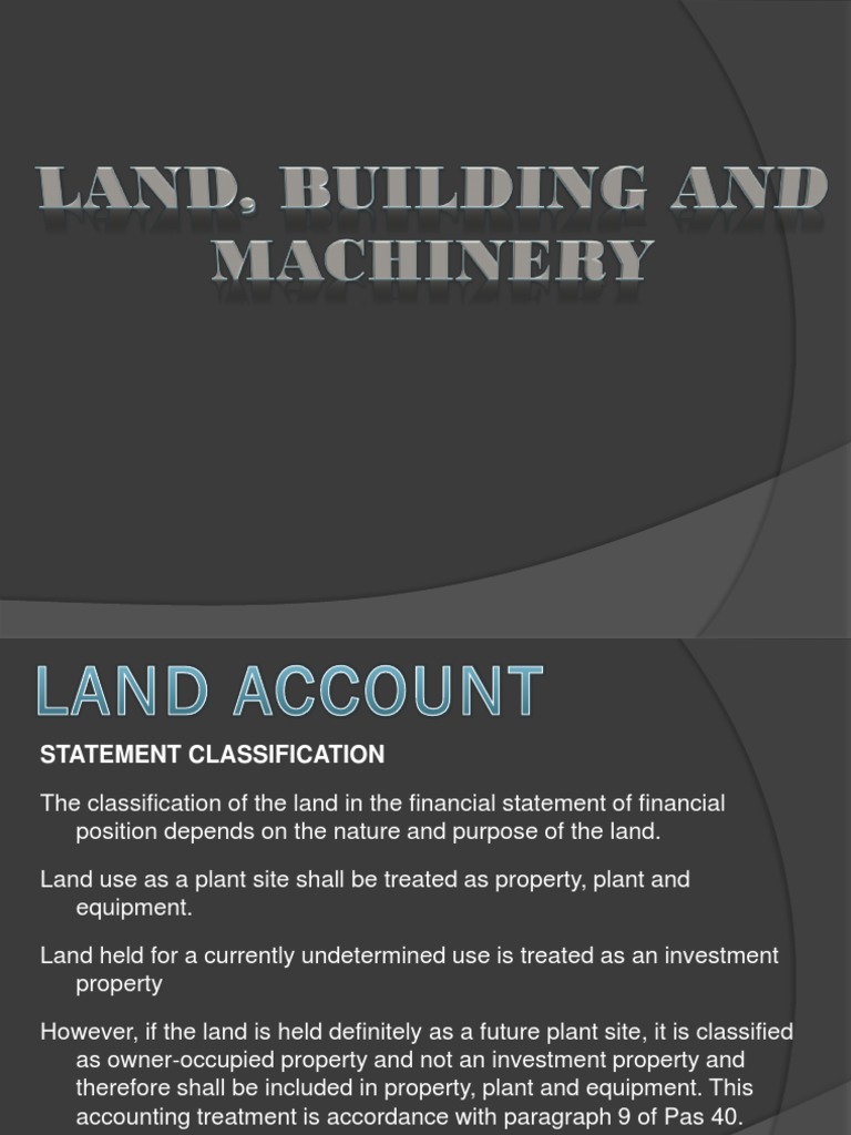 Land and Building | PDF | Real Property | Cost