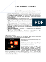 Formation of Elements 2-2.5