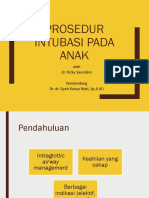 Prosedur Intubasi Pada Anak