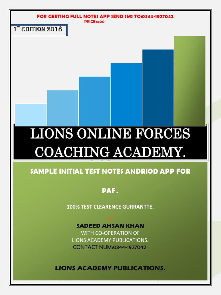 noor forces academy notes