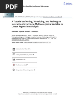 A Tutorial On Testing Visualizing and Probing An Interaction Involving A Multicategorical Variable in Linear Regression Analysis