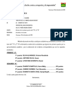 Informe Primer Lugar 1° A y 2° A