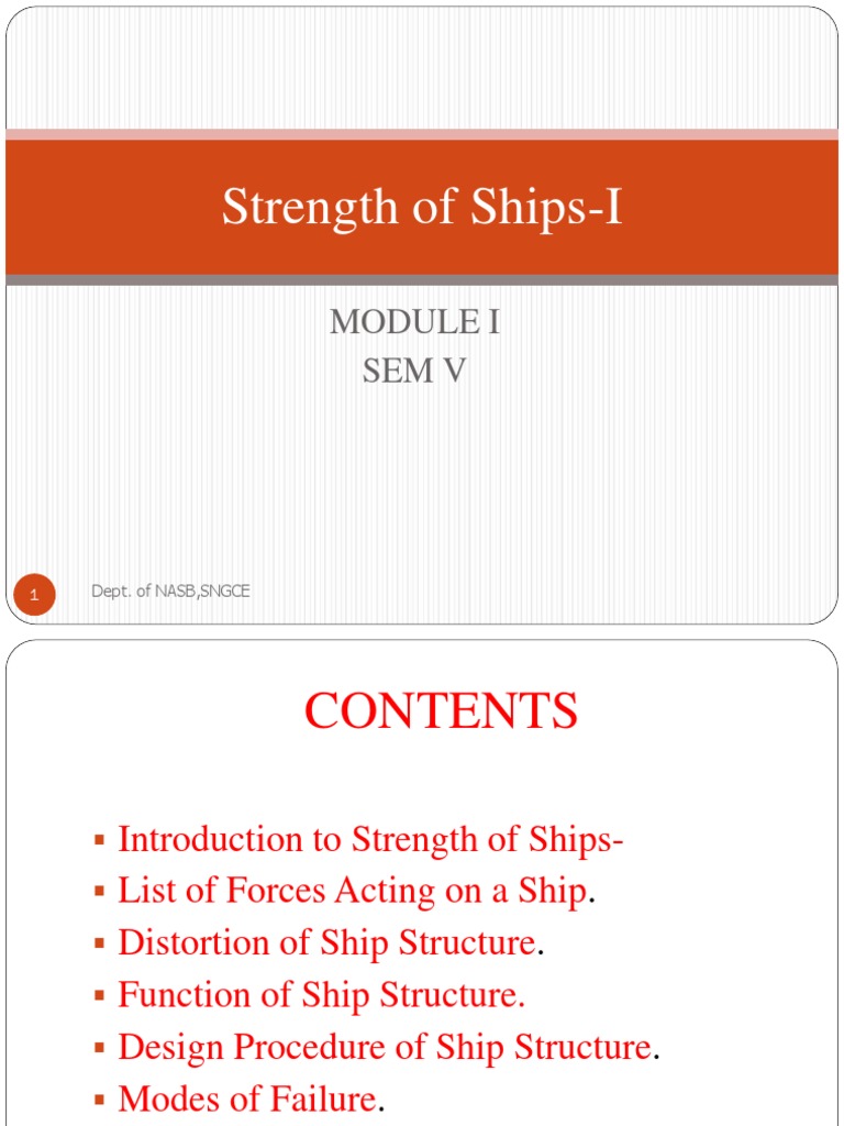 Strength of Ships | PDF | Fracture | Buckling