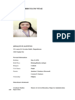 Curriculum Vitae Jona