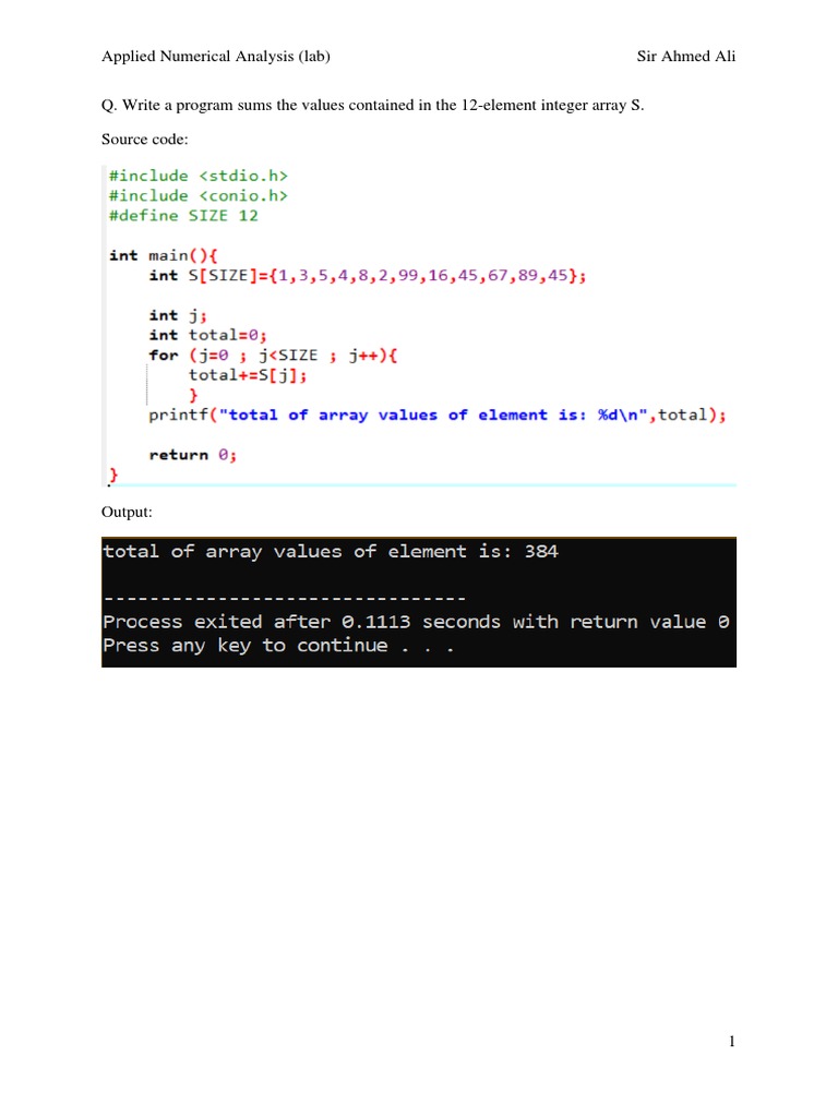 Programms PDF | PDF | Numerical Analysis | Interest