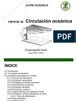 Tema 6 Oceanografía