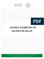 Modelo de Gestion de Calidad en Salud