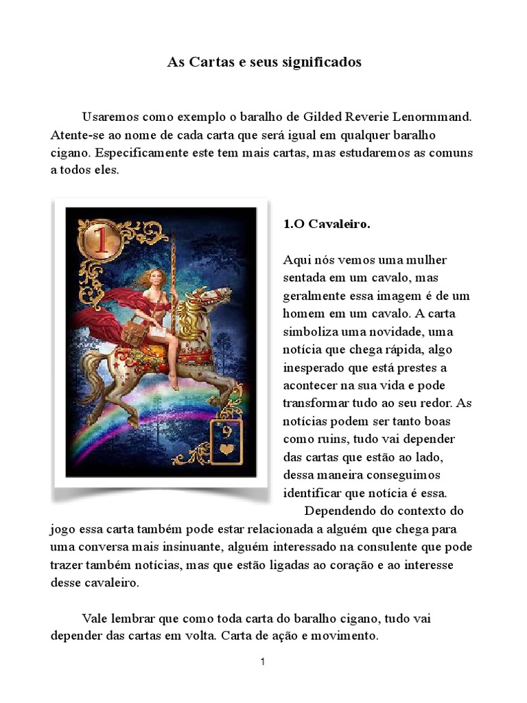 Baralho Cigano Gilded Reverie Lenormand Significado Das Cartas Discount