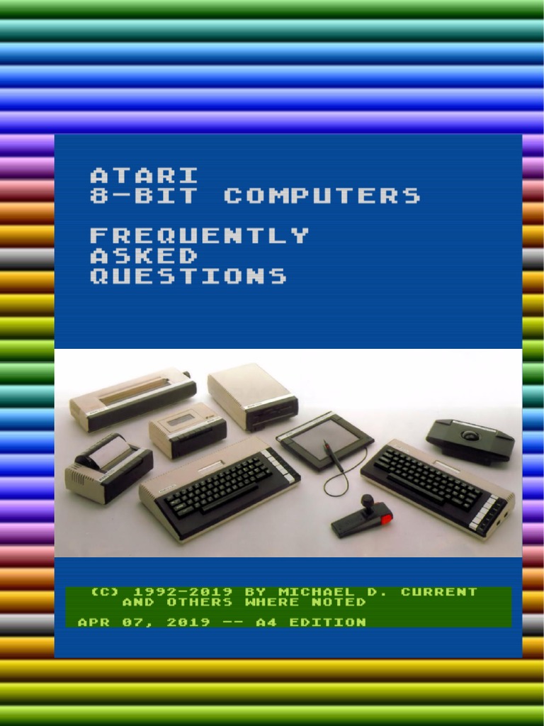 Atari 8bit Faq A4 Format | PDF | Digital Electronics | Electronic 