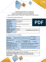 Guía de actividades y rúbrica de evaluación - Fase 3 - Debate sobre el presente y el futuro de la humanidad