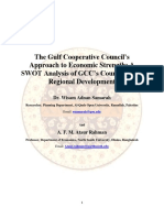 The Gulf Cooperative Council S Approach To Economic Strength A Swot Analysis of GCC S Countries and Regional Development