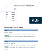 Varias Conjunciones en Francés