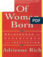 Adrienne Rich - Of woman born. Motherhood as experience and institution.pdf