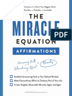 Miracle Equation Affirmations
