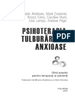 Psihoterapia Tulburarilor Anxioase - Ghid Practic Pentru Terapeuti Si Pacienti - G. Andrews, M. Creamer, R. Crino, C. Hunt, L. Lampe, A. Page PDF