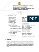 Syllabus Fisiología Vegetal PDF