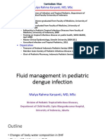 Fluid Management in Pediatric Dengue Infection