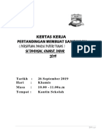 Kertas Kerja Pertandingan Membuat Sandwich 2019