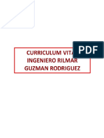 Currilculum Vitae Ingeniero Rilmar Guzman Rodriguez PDF