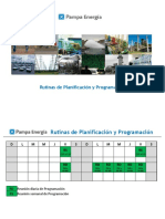 Rutinas de Planificación y Programación