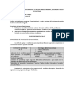 Actividades de Transferencia Diagrama de Dispersión Tarde