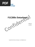 Allwinner F1C200s Datasheet V1.0