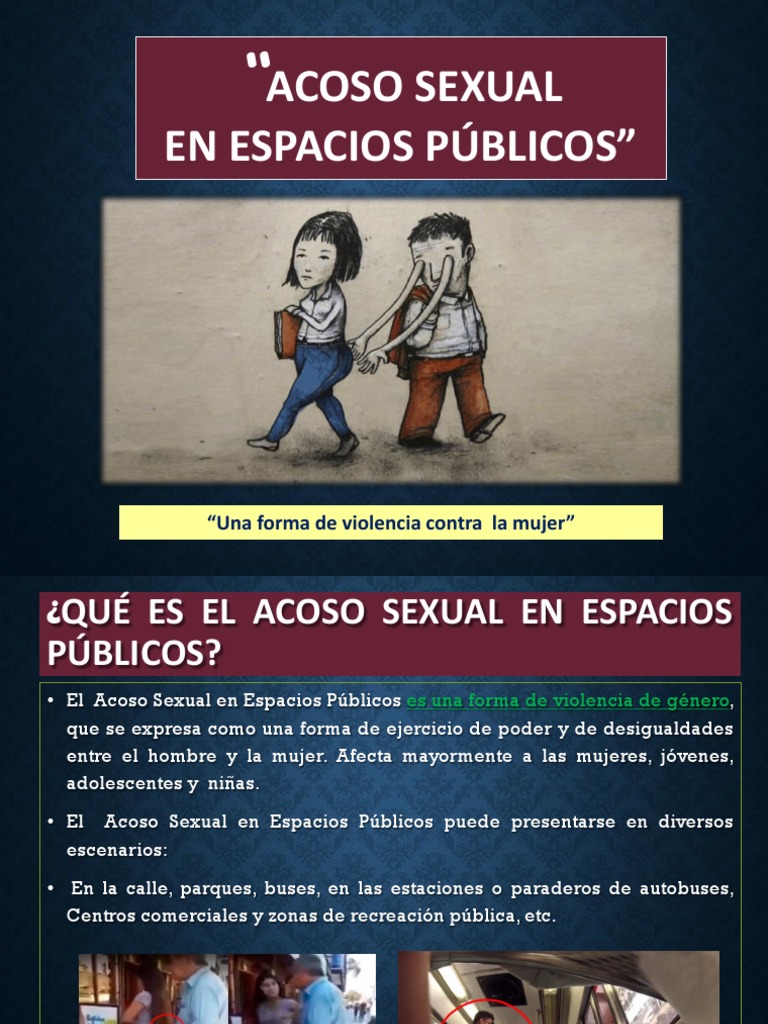 Acoso Sexual Callejero | PDF | Acoso sexual | La violencia contra las ...
