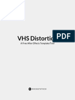 VHS Distortion After Effects Template