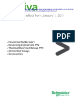 Schneider Activa Pricelist Jan2011 PDF