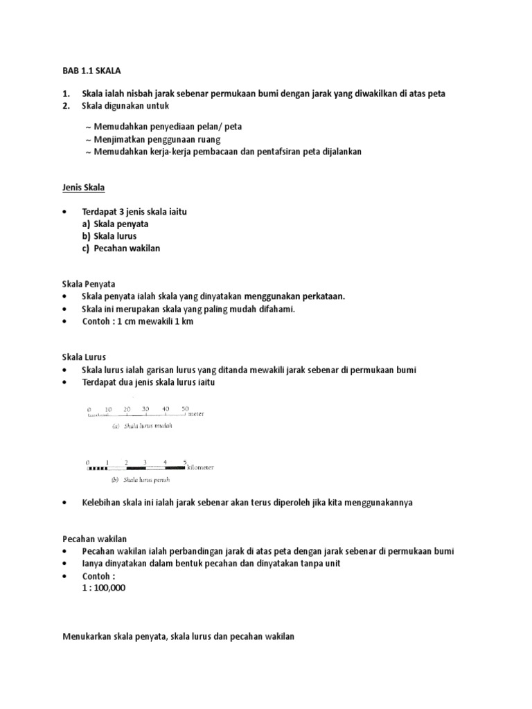 Bab 1 Skala Dan Jarak Pdf